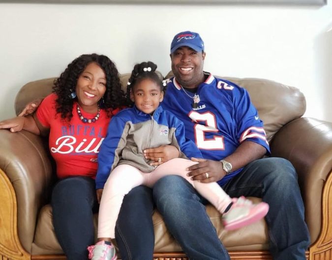 Buffalo Bills shirt with Tiger Gibson