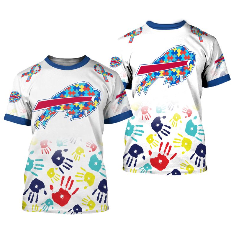 Buffalo Bills Autism Awareness All Over Print Shirt