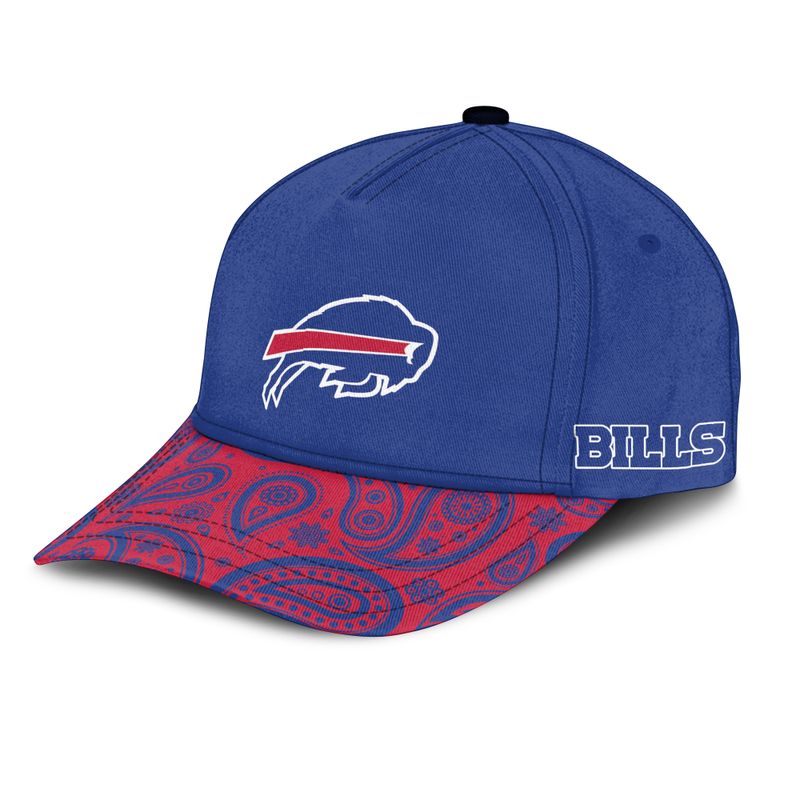 Buffalo Bills Bandana Patterns Allover Print Baseball Cap left side