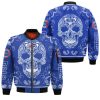 Buffalo Bills Bandana Skull All Over Print Bomber Jacket