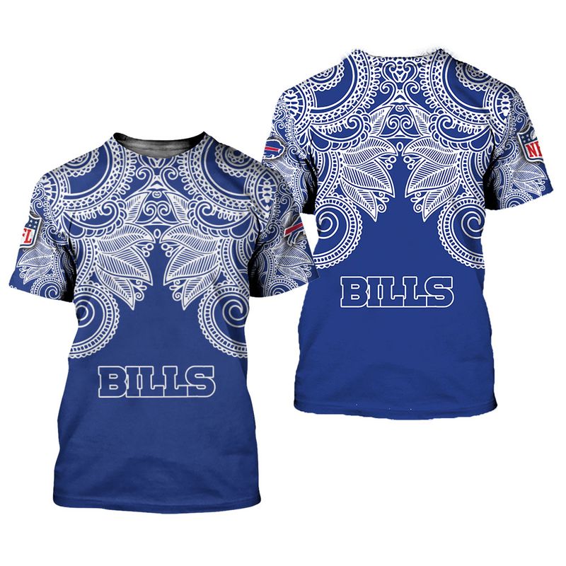 Buffalo Bills Blue Paisley Elegance Shirt