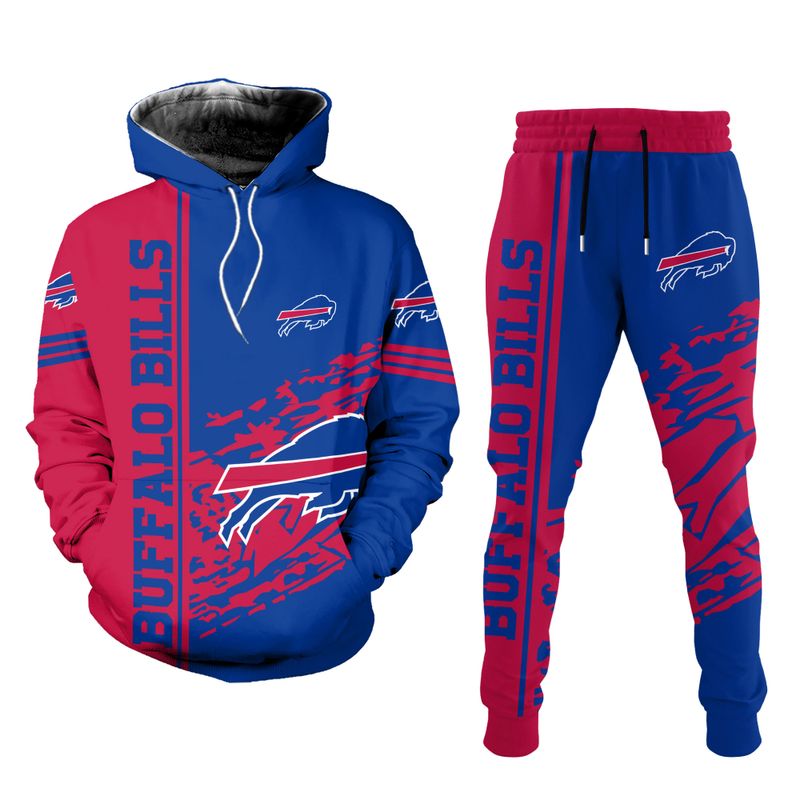 Buffalo Bills Brushstroke Blitz Hoodie And Joggers