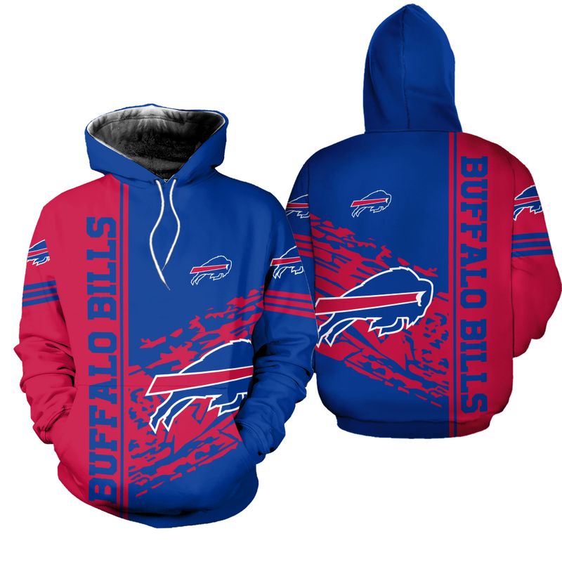 Buffalo Bills Brushstroke Blitz Hoodie