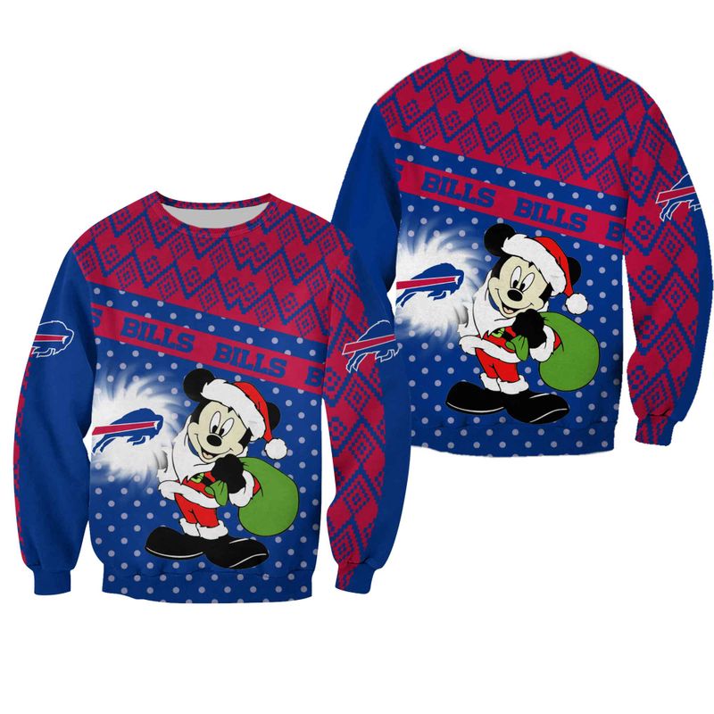 Buffalo Bills Christmas MM All Over Print Sweatshirt