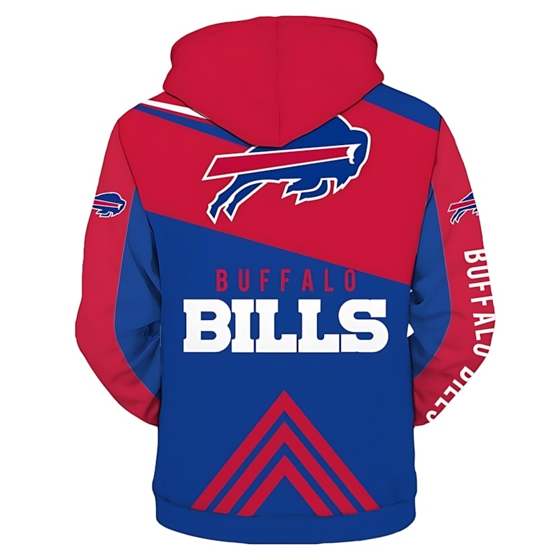 Buffalo Bills Classic Game Day Zip Hoodie back