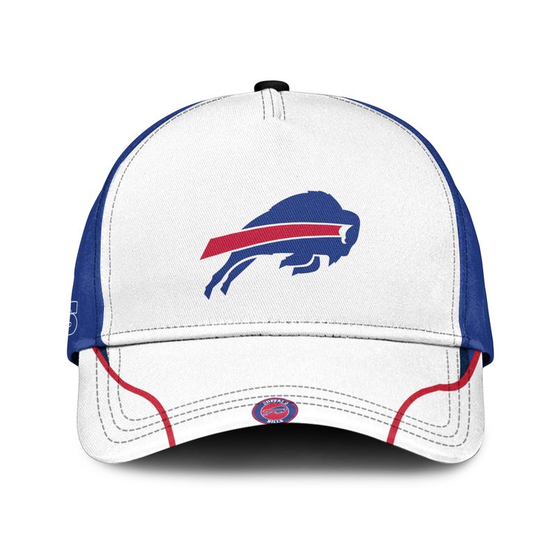 Buffalo Bills Classic White Panel Baseball Cap