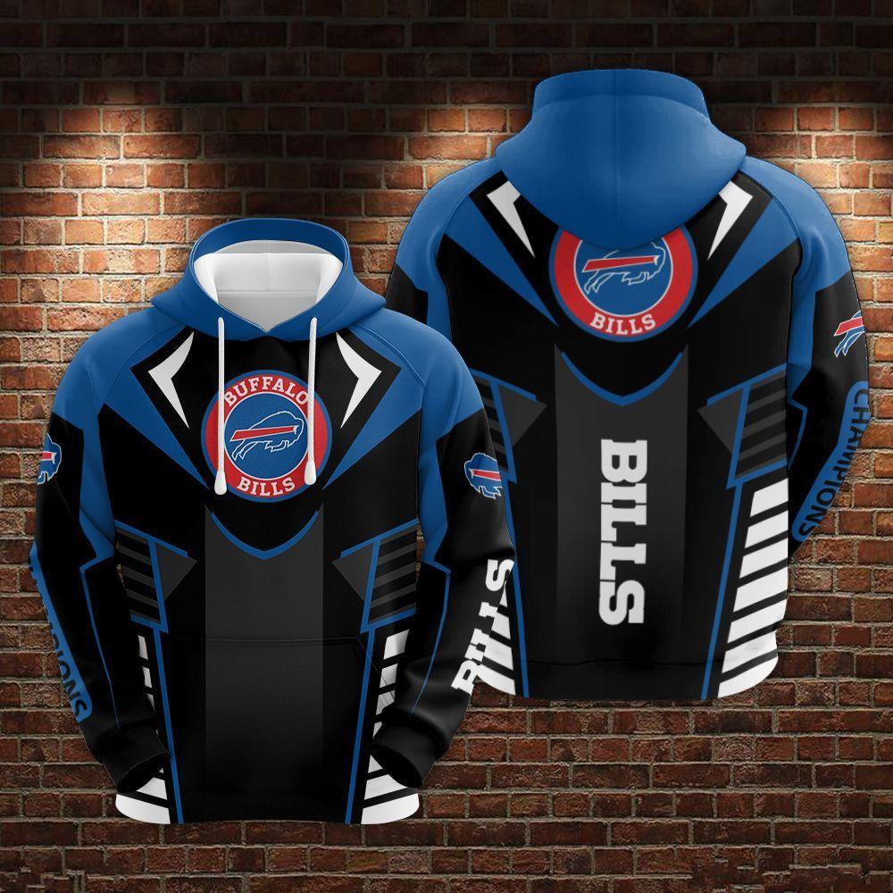 Buffalo Bills Cyber Champion All Over Print Hoodie