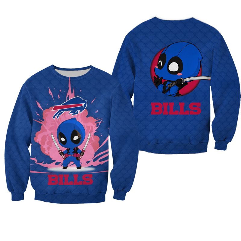 Buffalo Bills DP Ninja Hero All Over Print Sweatshirt
