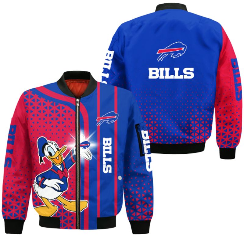 Buffalo Bills Duck Cartoon Magic Bomber Jacket