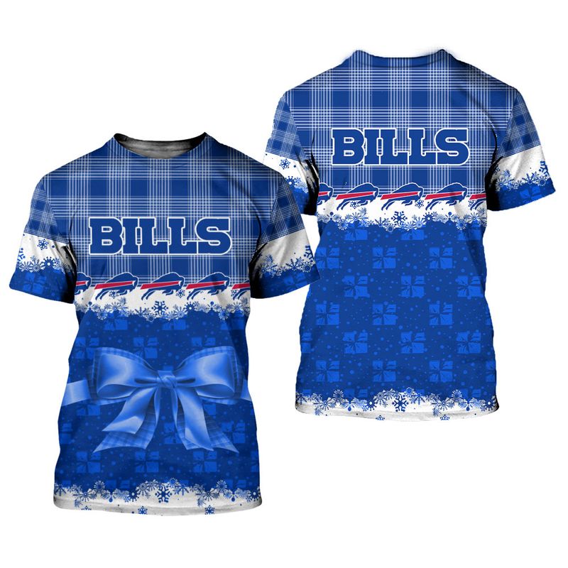 Buffalo Bills Festive Gift Bow All Over Print Shirt