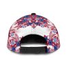 Buffalo Bills Floral Island Snapback Baseball Cap back side