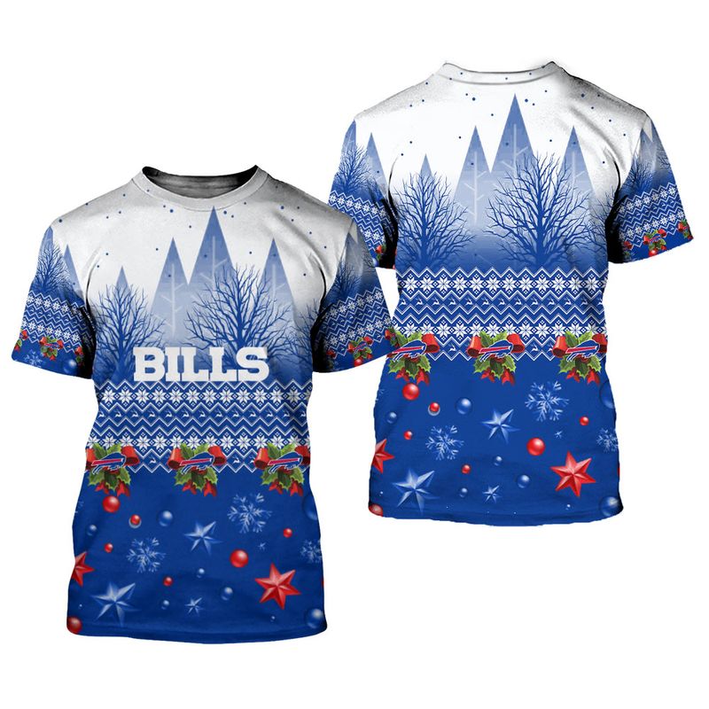 Buffalo Bills Frosty Mountain Holiday Shirt