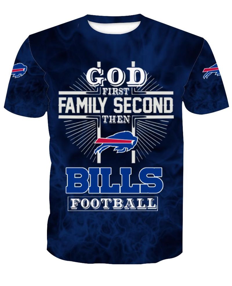 Buffalo Bills Gid First Family Second Then Bills Football Shirt