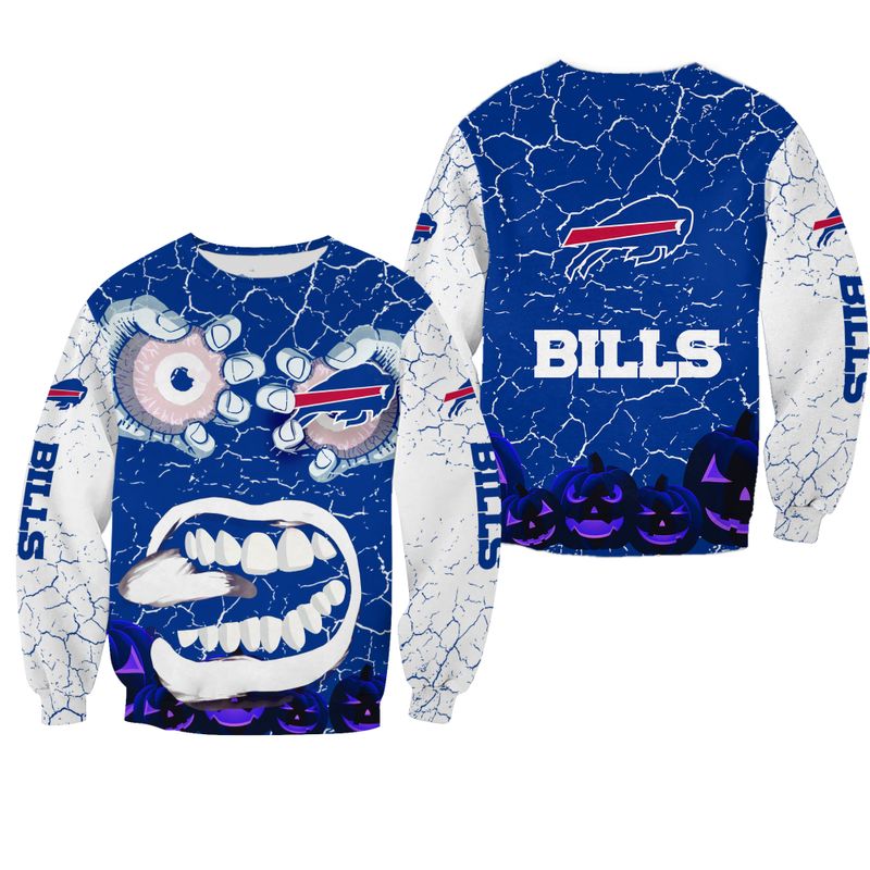 Buffalo Bills Give Me Eyes Halloween Sweatshirt