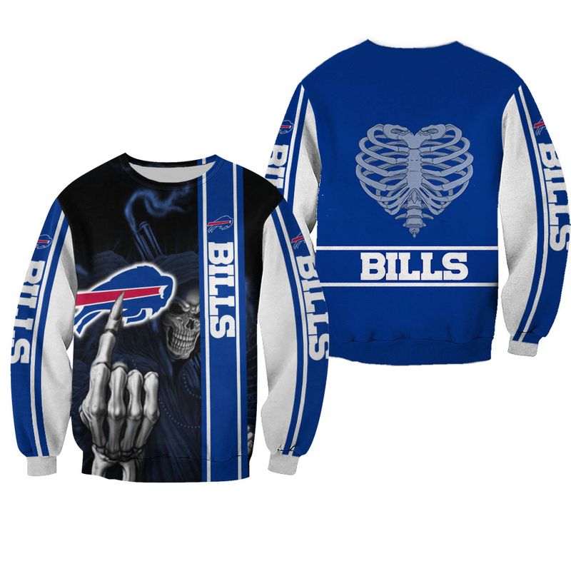 Buffalo Bills Grim Reaper Warrior Sweatshirt