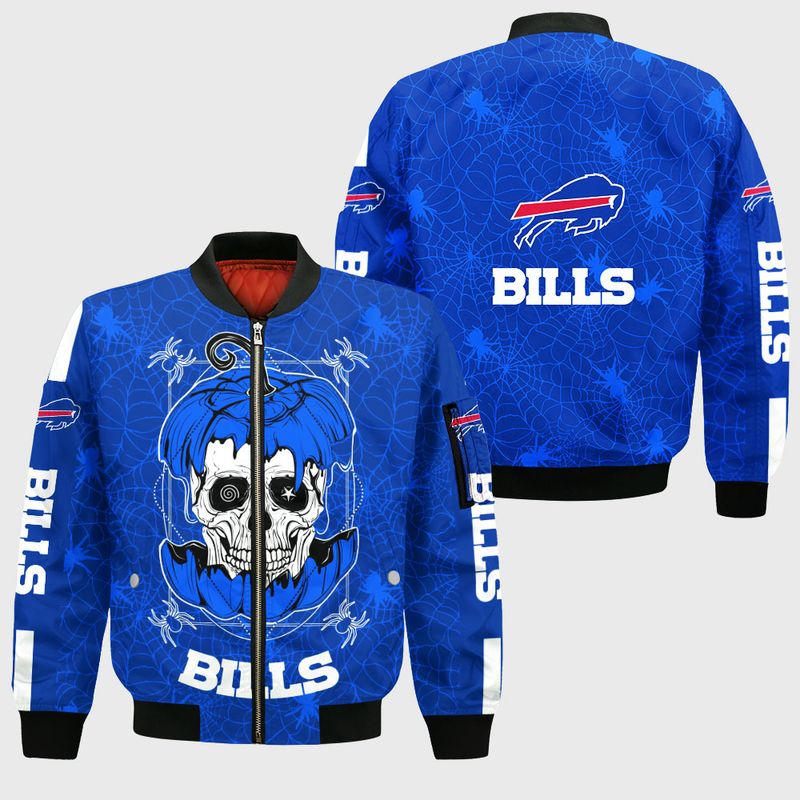 Buffalo Bills Halloween Hellraiser II Bomber Jacket