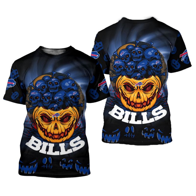 Buffalo Bills Halloween Pumpkin All Over Print Shirt