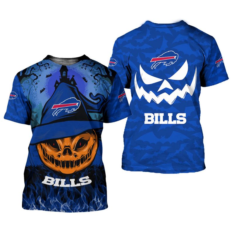 Buffalo Bills Haunted Pumpkin Shirt