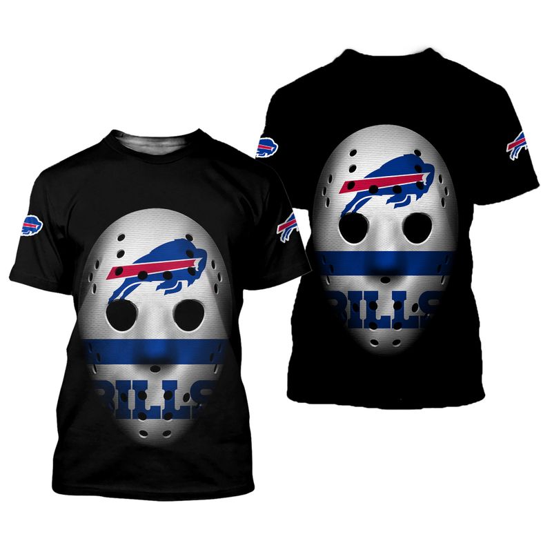 Buffalo Bills Horror Mask All Over Print Shirt