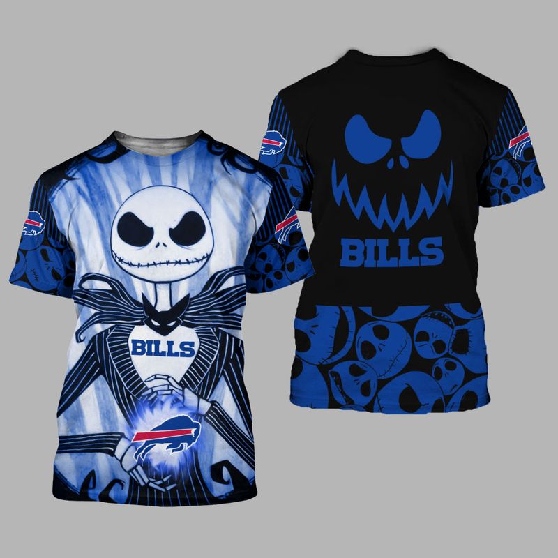 Buffalo Bills Jack Skellington Halloween Shirt