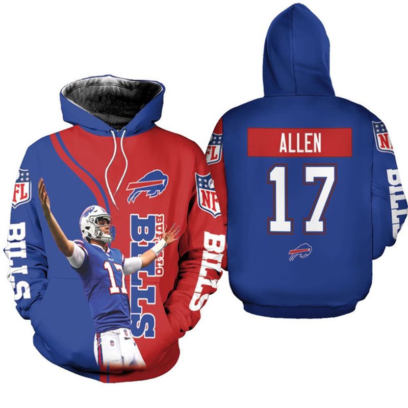 Buffalo Bills Josh Allen MVP Pullover Hoodie