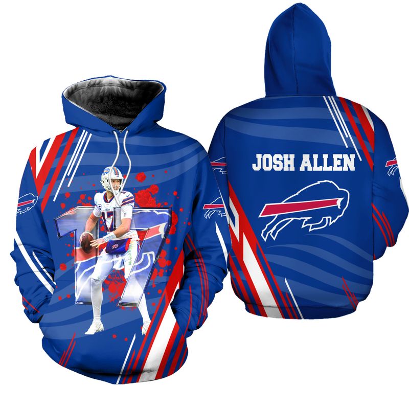 Buffalo Bills Josh Allen Power Play Hoodie