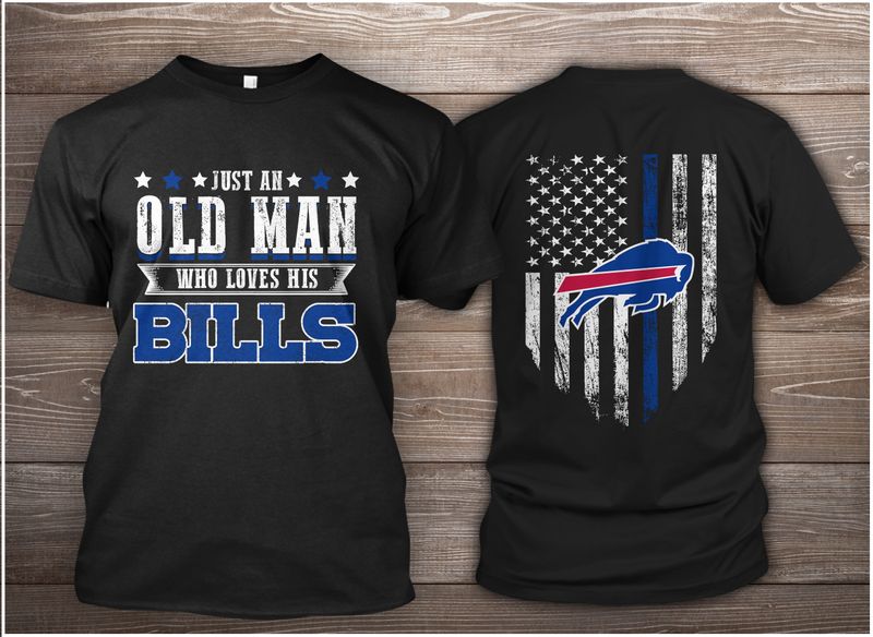 Buffalo Bills Just An Old Man Happy Father's Day T-Shirt