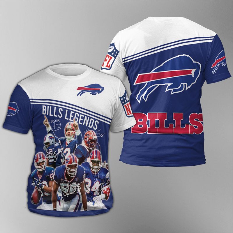 Buffalo Bills Legend Players' Signature Shirt