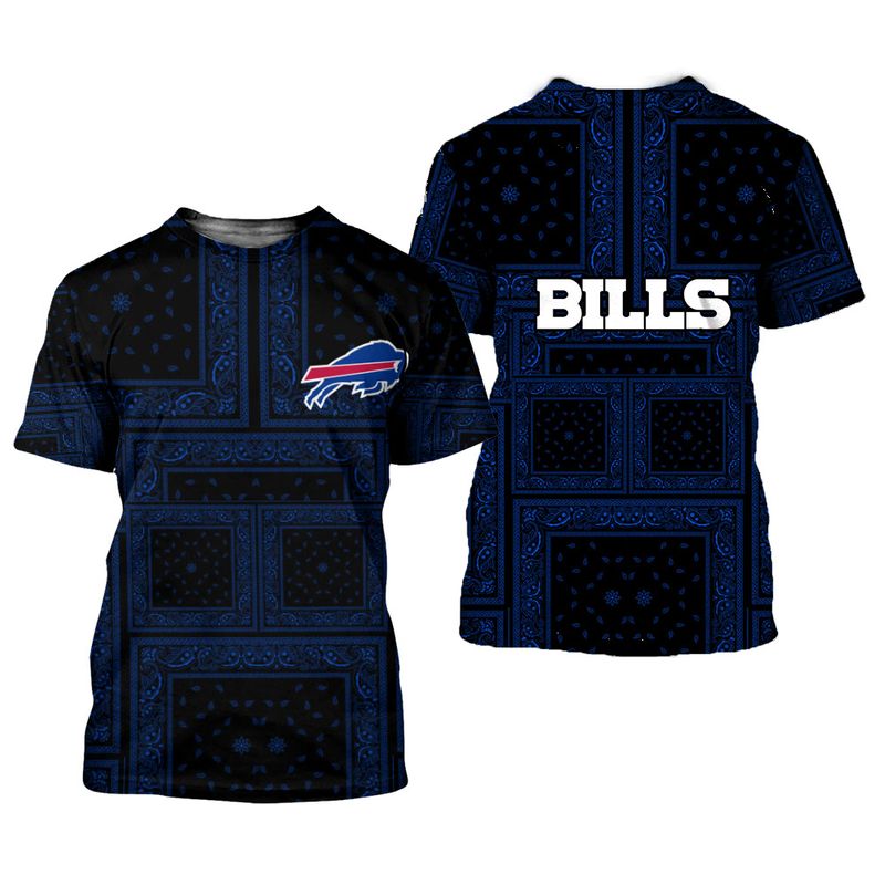 Buffalo Bills Midnight Paisley All Over Print Shirt