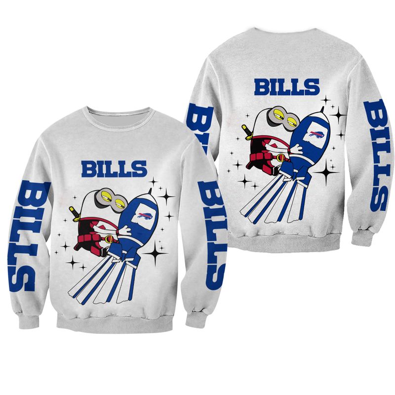 Buffalo Bills Minions Rocket Blast Sweatshirt