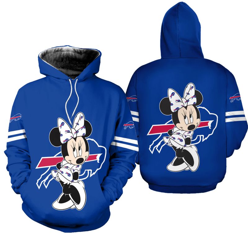 Buffalo Bills Minnie Mouse Fan Hoodie