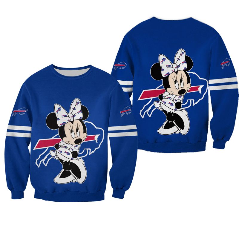 Buffalo Bills Minnie Mouse Fan Sweatshirt