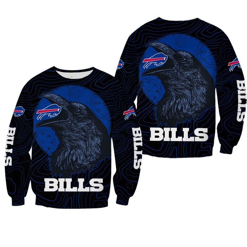 Buffalo Bills Mystic Raven Crow Sweatshirt