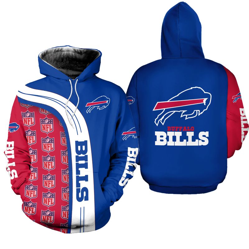 Buffalo Bills NFL Legacy All Over Print Hoodie