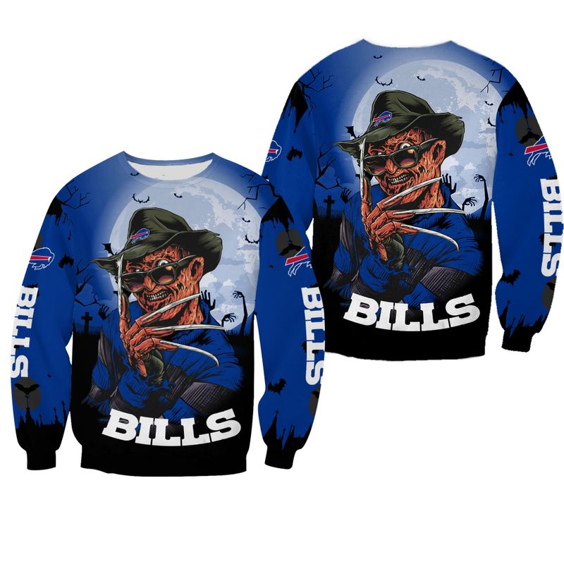 Buffalo Bills Nightmare Freddy Sweatshirt