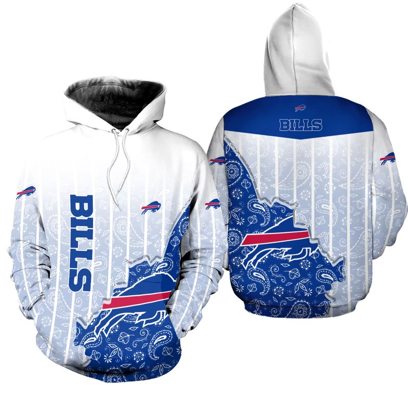 Buffalo Bills Paisley State Pride Hoodie