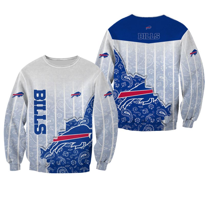 Buffalo Bills Paisley State Pride Sweatshirt