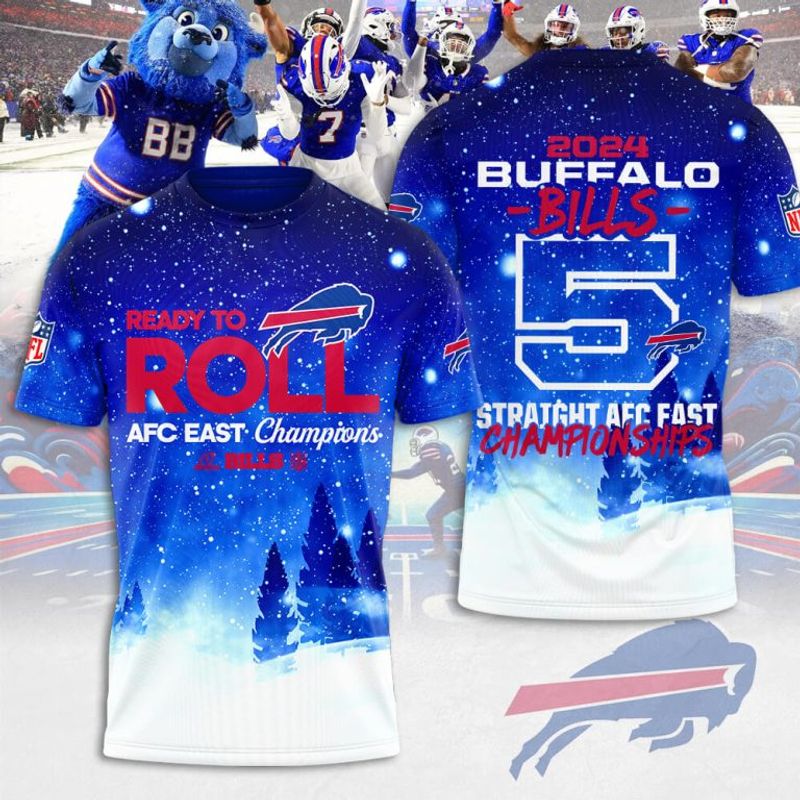 Buffalo Bills Ready To Roll AFC East Division Champions Shirt