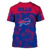 Buffalo Bills Skull And Rose Pattern Shirt back