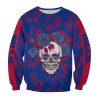 Buffalo Bills Skull And Rose Pattern Sweatshirt front