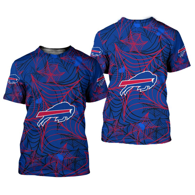 Buffalo Bills Spiderweb Halloween All Over Print Shirt