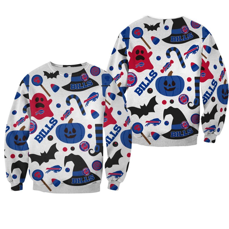 Buffalo Bills Spooky Halloween Sweatshirt