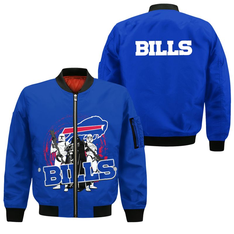 Buffalo Bills Star Wars All Over Print Bomber Jacket