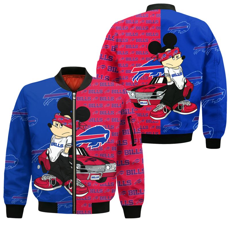 Buffalo Bills Street Style Mickey Bomber Jacket