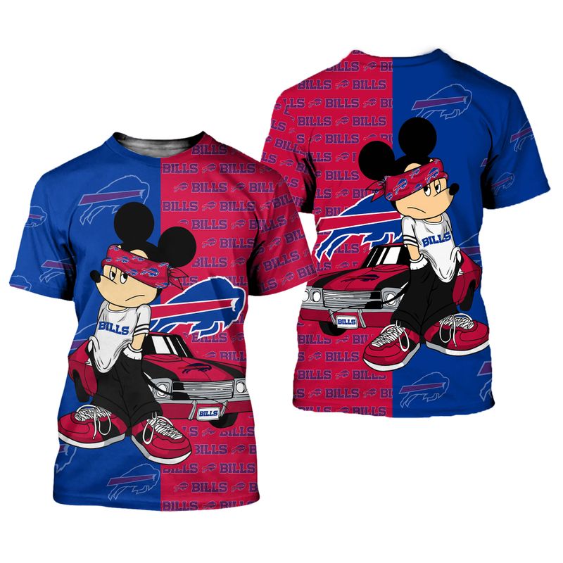 Buffalo Bills Street Style Mickey Shirt