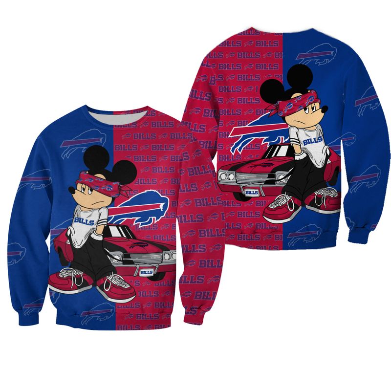 Buffalo Bills Street Style Mickey Sweatshirt