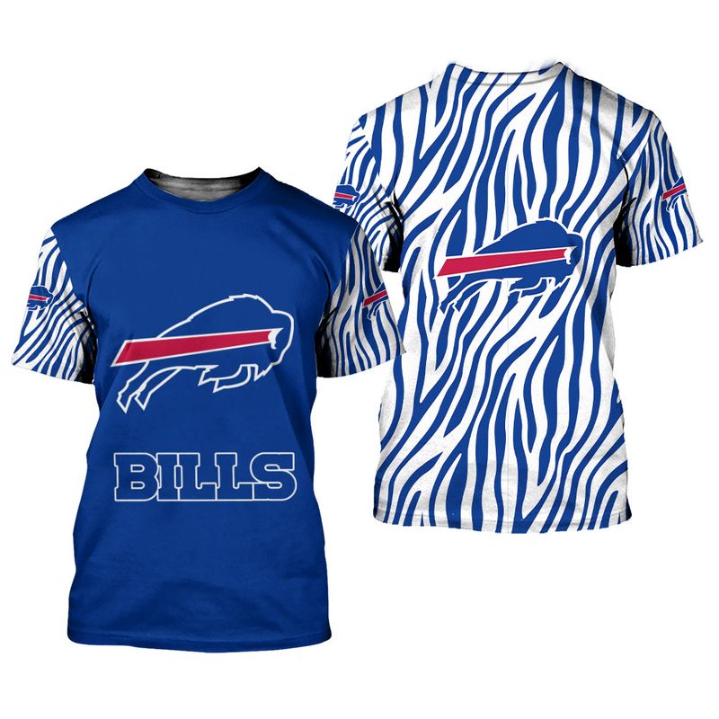 Buffalo Bills Stripe Pattern All Over Print Shirt