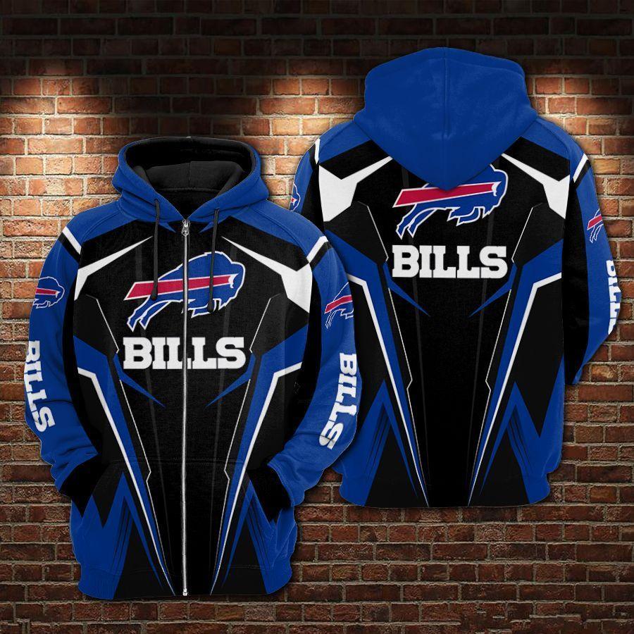 Buffalo Bills Tactical Edge All Over Print Zip Hoodie