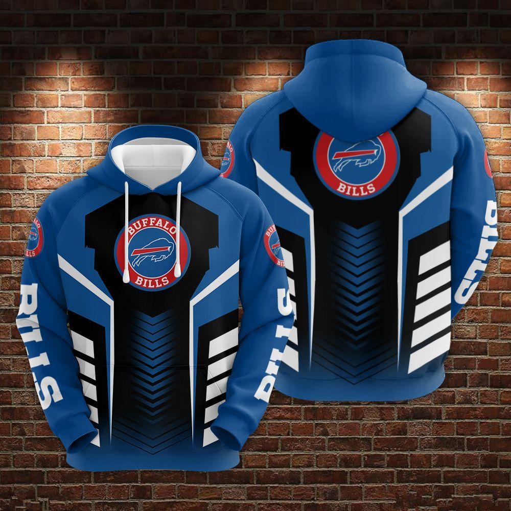 Buffalo Bills Tech Warrior All Over Print Hoodie