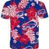 Buffalo Bills Tropical Floral All Over Print Shirt back